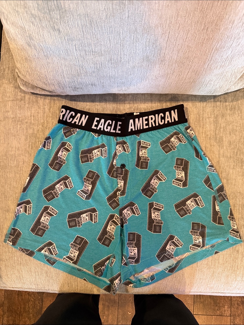 American Eagle video game boxers in XS. Lots of life left!